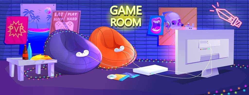 game room heading